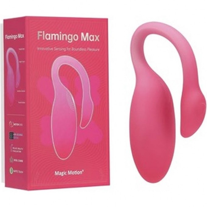 Вибратор MAGIC MOTION FLAMINGO MAX розовый 861152 Вибратор MAGIC MOTION FLAMINGO MAX розовый 861152